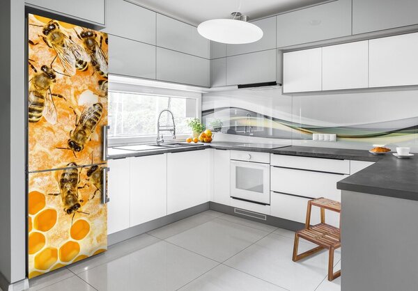 Foto tapeta na ledničku Pracující včely FridgeStick-70x190-f-74378590