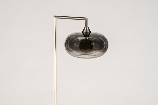 Stojací designová lampa Renton Steel (LMD)