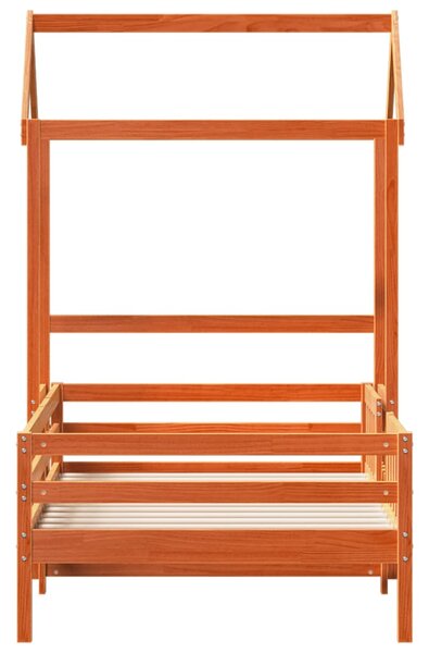 Rám postele se střechou voskově hnědý 75x190 cm masiv borovice 3282170