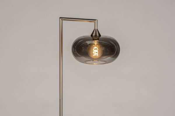 Stojací designová lampa Renton Steel (LMD)