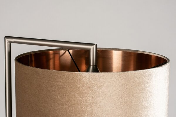 Stojací designová lampa Pallas Taupe Steel (LMD)