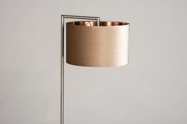 Stojací designová lampa Pallas Taupe Steel (LMD)