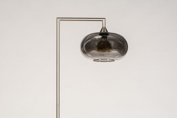 Stojací designová lampa Renton Steel (LMD)