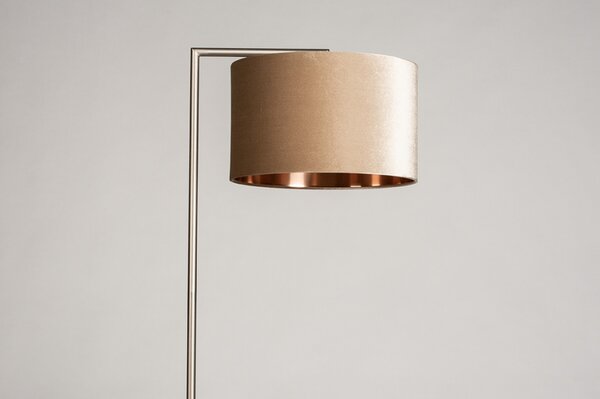 Stojací designová lampa Pallas Taupe Steel (LMD)
