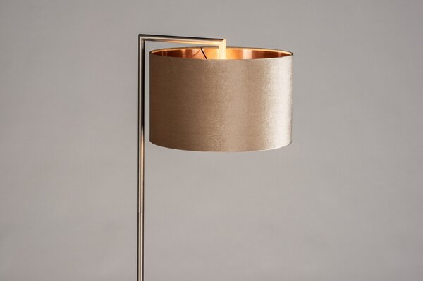 Stojací designová lampa Pallas Taupe Steel (LMD)