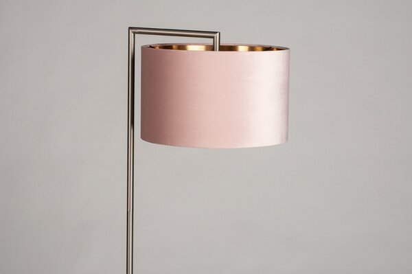 Stojací designová lampa Pallas Pink Steel (LMD)
