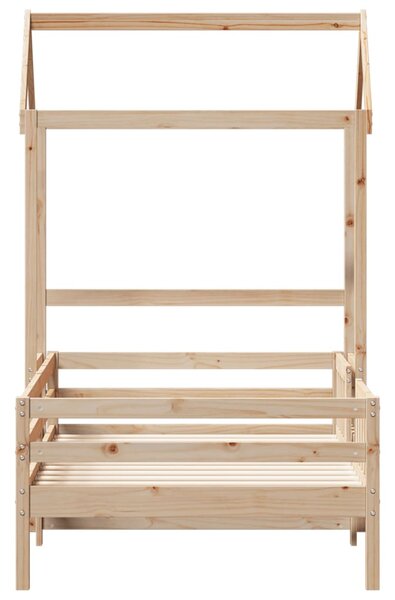 Rám postele se střechou 75 x 190 cm masivní borovice 3282168
