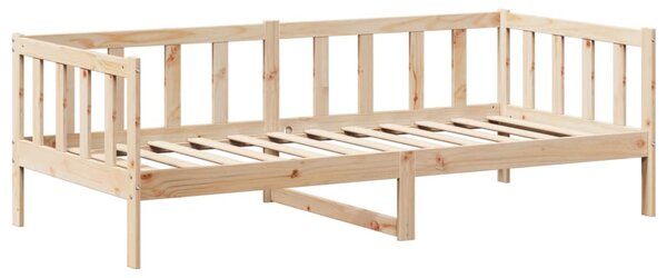Válenda se střechou 80 x 200 cm masivní borové dřevo 3282212