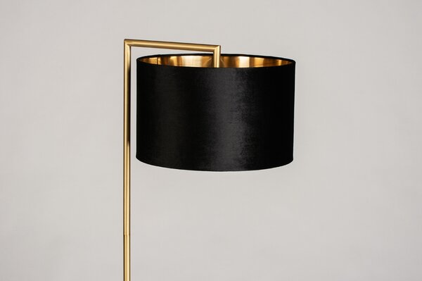 Stojací designová lampa Pallas Black and Gold Messe (LMD)
