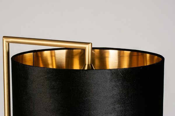 Stojací designová lampa Pallas Black and Gold Messe (LMD)