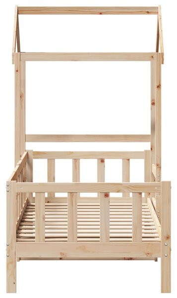 Válenda se střechou 80 x 200 cm masivní borové dřevo 3282212