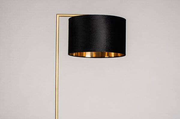 Stojací designová lampa Pallas Black and Gold Messe (LMD)