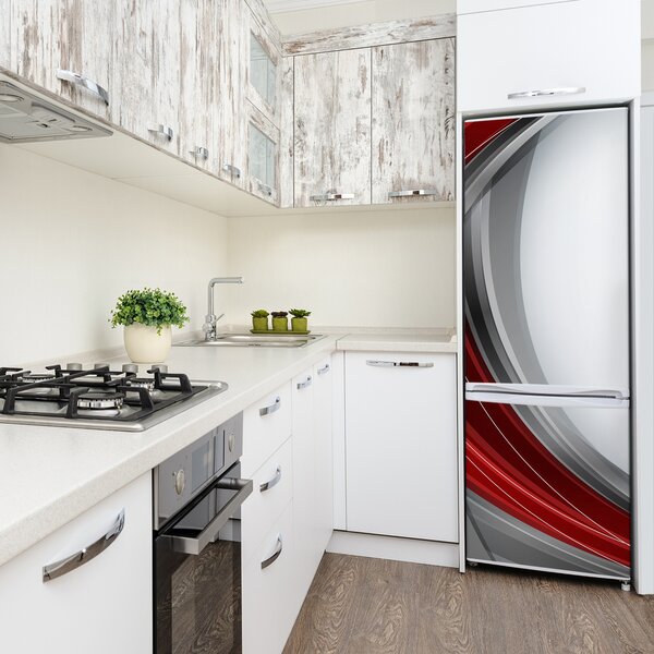 Nálepka fototapeta lednička Vlny pozadí FridgeStick-70x190-f-74979760