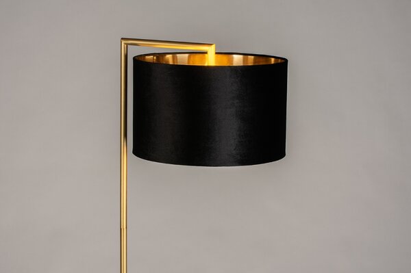 Stojací designová lampa Pallas Black and Gold Messe (LMD)