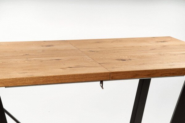 HALMAR Jídelní rozkládací stůl Massive 160/250 cm dub artisan/černý