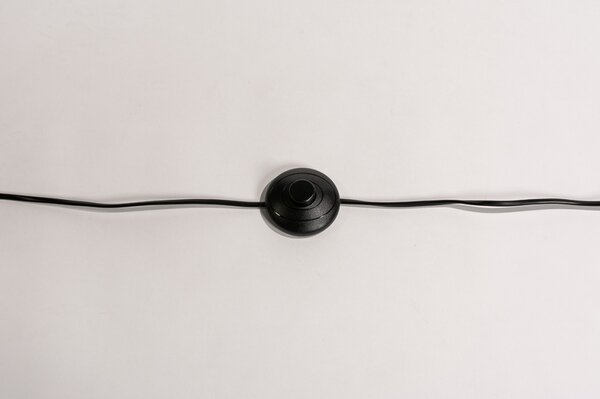 Stojací designová lampa Atomo Black and Satin Steel (LMD)