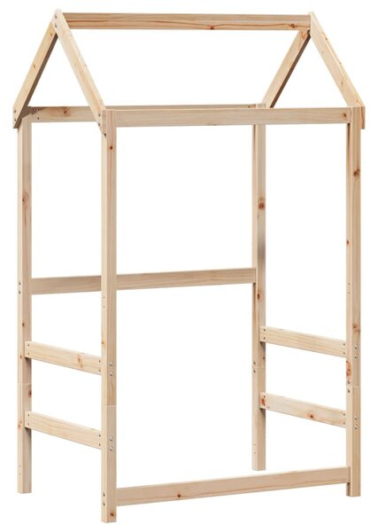 Válenda se střechou 80 x 200 cm masivní borové dřevo 3282290
