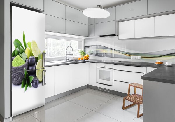 Nálepka na ledničku Citrusy a kamení FridgeStick-70x190-f-75873953