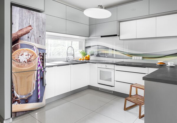 Nálepka na ledničku Čokoládový koktejl FridgeStick-70x190-f-75905090