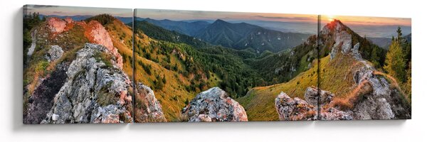Obraz - Horská krajina (170x50 cm)