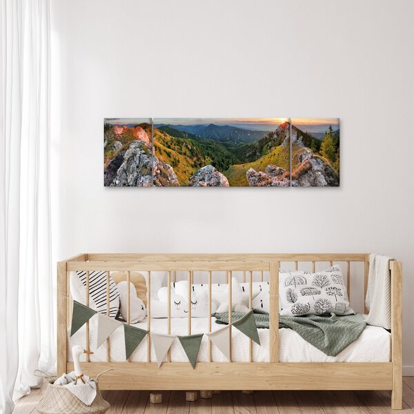 Obraz - Horská krajina (170x50 cm)