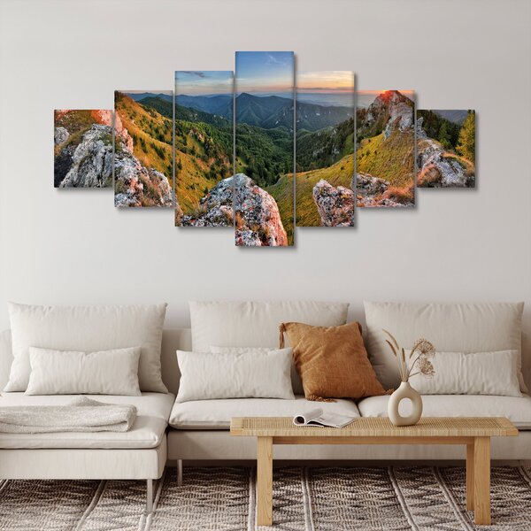 Obraz - Horská krajina (210x100 cm)