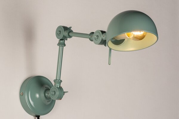 Nástěnné svítidlo Retro Power Old Green (LMD)