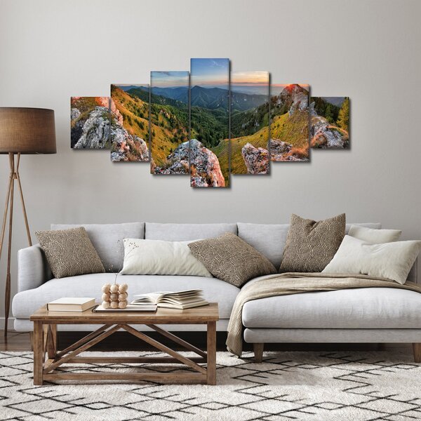Obraz - Horská krajina (210x100 cm)
