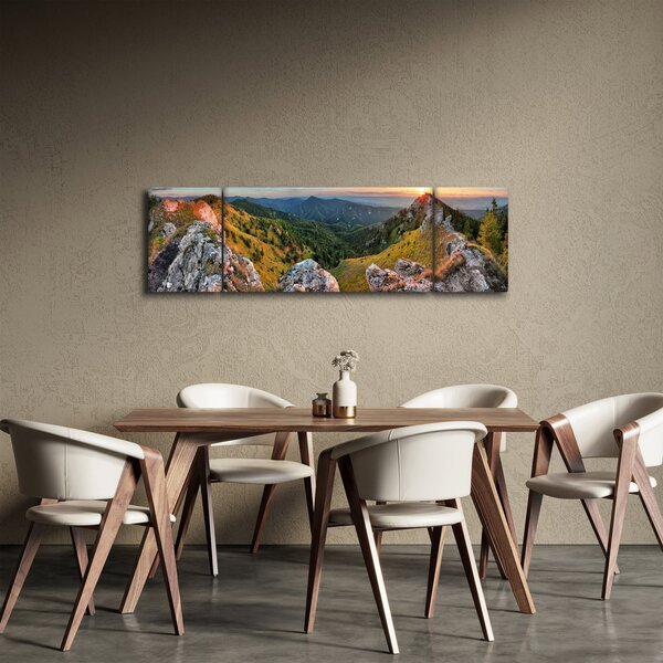 Obraz - Horská krajina (170x50 cm)