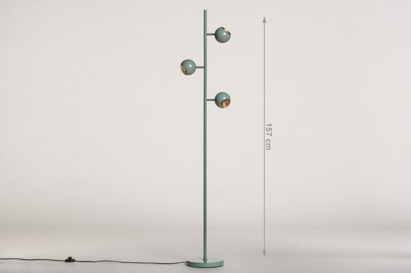 Stojací lampa Cupollo Retro Old Green (LMD)