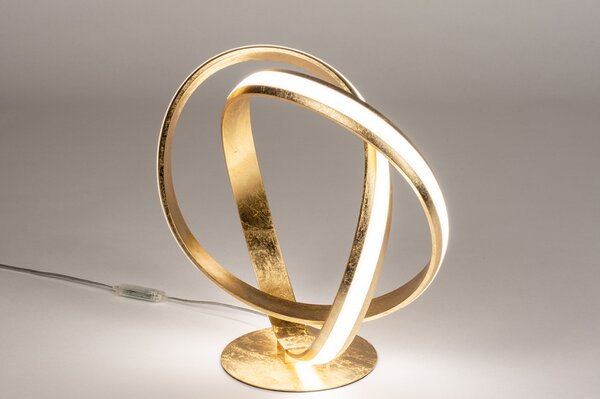 Stolní designová LED lampa Cosmo Gold (LMD)