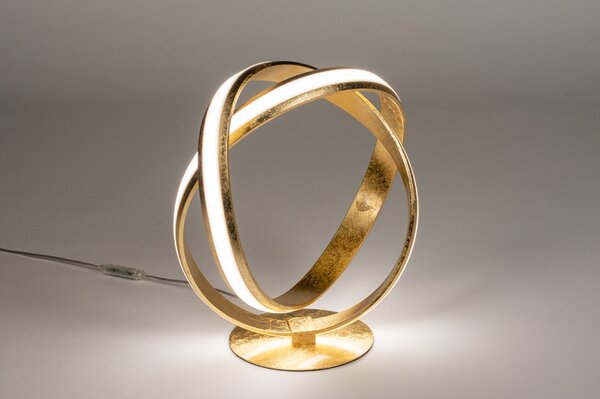 Stolní designová LED lampa Cosmo Gold (LMD)