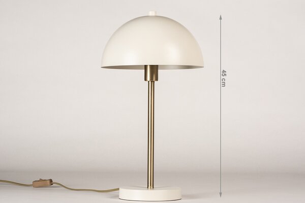 Stolní designová bílá lampa Montana White (LMD)