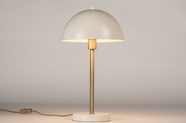 Stolní designová bílá lampa Montana White (LMD)