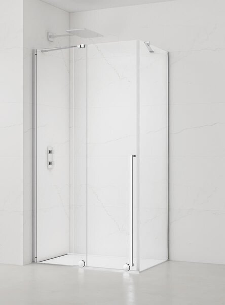 Sprchový kout obdélník 140x80 cm SAT Walk-In Xmotion SATBWIXM140STE80