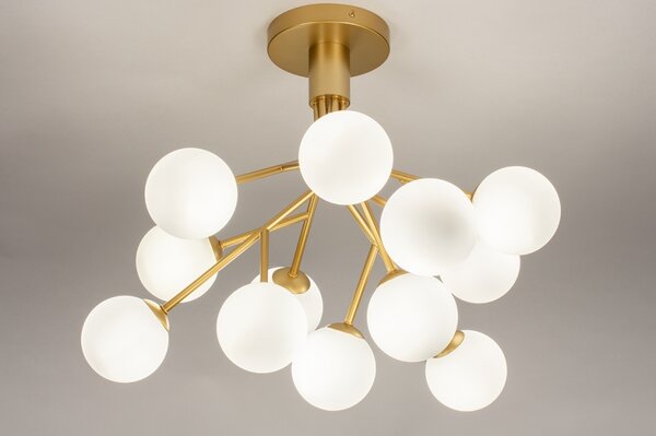 Stropní svítidlo do obýváku Element 12 Gold (LMD)
