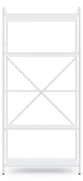 Policový regál LOFT 170x80x35 5 polic Povrchová úprava: Dub-Antracit
