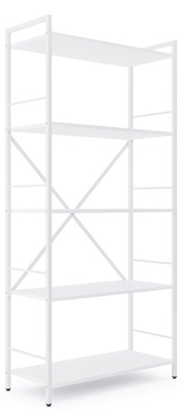 Policový regál LOFT 170x80x35 5 polic Povrchová úprava: Dub-Antracit
