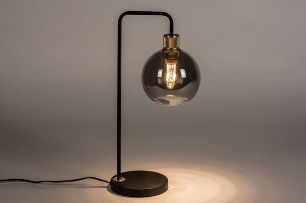 Stolní lampa Pinn Black and Gold (LMD)