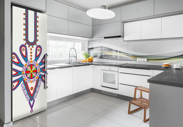 Foto tapeta na ledničku Polský lidový vzor FridgeStick-70x190-f-77969102