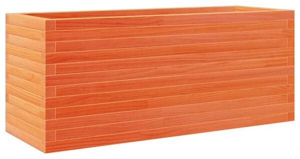Zahradní truhlík voskově hnědý 110x40x46 cm masivní borovice 3282451