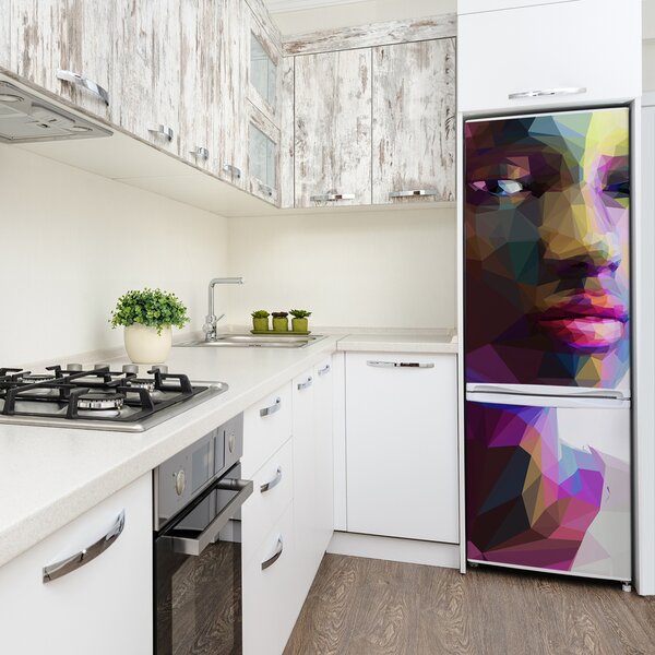 Foto tapeta na ledničku Abstrakce žena FridgeStick-70x190-f-77998165
