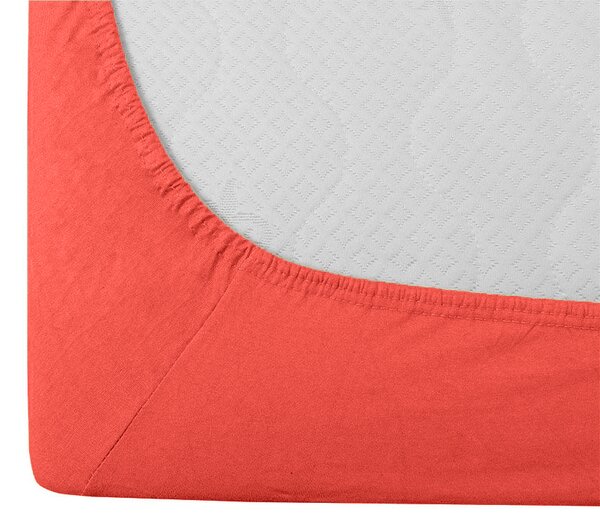 Jersey prostěradlo EXCLUSIVE oranžové 90 x 200 cm