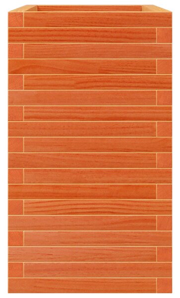 Zahradní truhlík voskově hnědý 70x40x68,5 cm masivní borovice 3282486