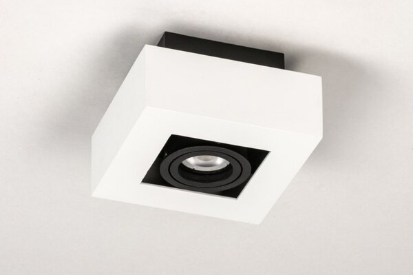 Stropní LED svítidlo do obýváku Rivolli Black and White 1 (LMD)