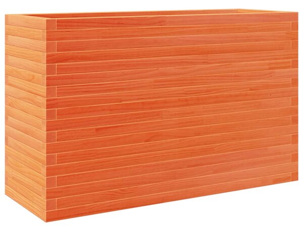 Zahradní truhlík voskově hnědý 110x40x68,5 cm masivní borovice 3282496