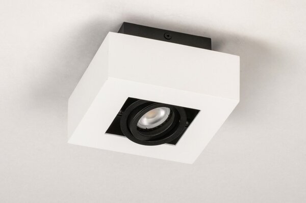 Stropní LED svítidlo do obýváku Rivolli Black and White 1 (LMD)