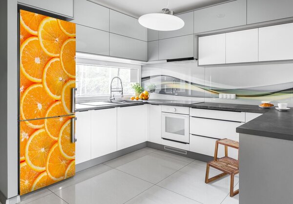 Nálepka na ledničku Plátky pomeranče FridgeStick-70x190-f-82047146