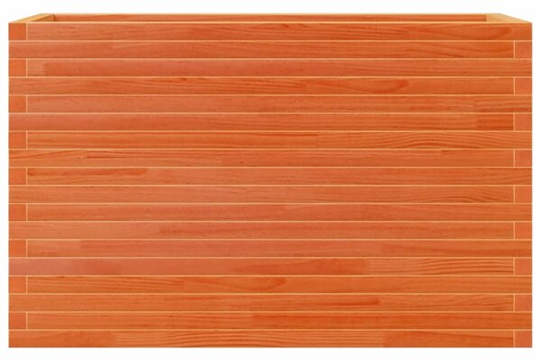 Zahradní truhlík voskově hnědý 110x40x68,5 cm masivní borovice 3282496