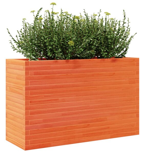 Zahradní truhlík voskově hnědý 110x40x68,5 cm masivní borovice 3282496